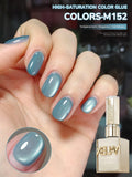 Silver Cat Eye Gel Polish