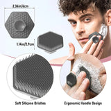 Men’s Silicone Facial Cleansing & Shave Prep Brush