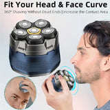 6D Bald Head Electric Shaver