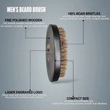 Gracemen Boar Bristle Beard Brush