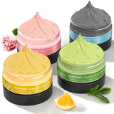 4-Pack Clay Facial Mask Set