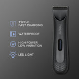 Men’s Waterproof Groin & Body Trimmer