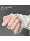 Silver Cat Eye Gel Polish