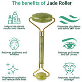 Natural Jade Gua Sha & Face Roller