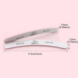 Curved Nail Files 100/180 Grit