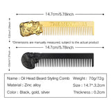 Stainless Steel Beard & Mustache Comb