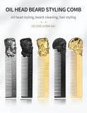 Stainless Steel Beard & Mustache Comb