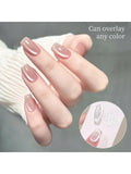 Silver Cat Eye Gel Polish