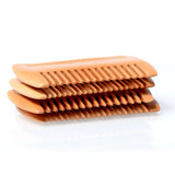 Natural Wood Beard & Hair Comb Set