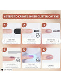 Silver Cat Eye Gel Polish