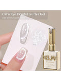 Silver Cat Eye Gel Polish