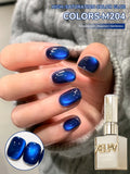 Silver Cat Eye Gel Polish