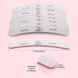 Curved Nail Files 100/180 Grit
