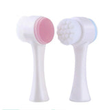 3D Double-Sided Silicone Facial Cleansing Brush